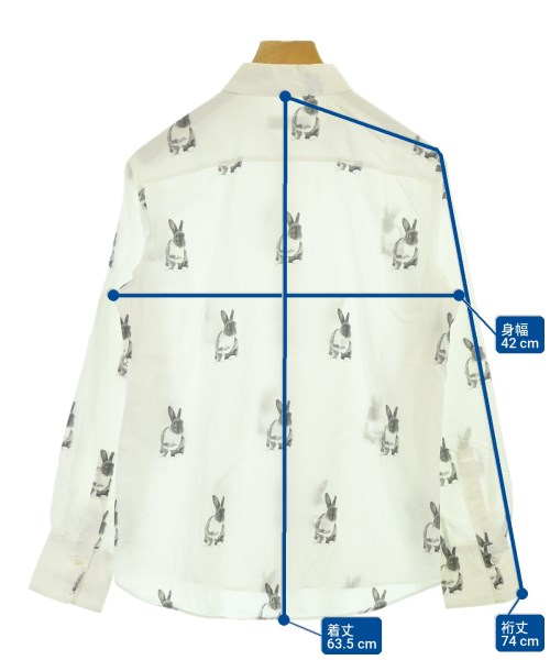 PS by Paul Smith（ピーエスバイポールスミス）カジュアルシャツ 白 サイズ:38(S位) レディース/2200714355344