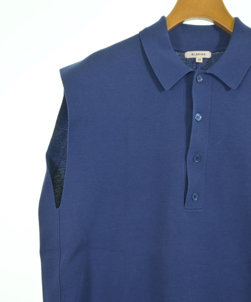 BLAMINK（ブラミンク）ベスト 青 サイズ:36(S位) レディース/2200623187043