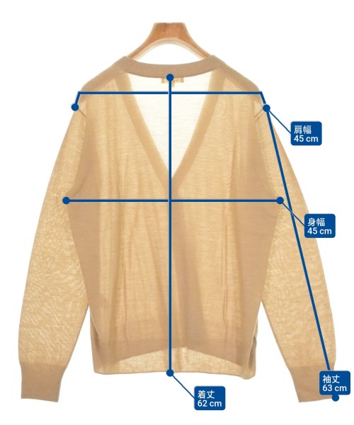 BLAMINK（ブラミンク）カーディガン ベージュ サイズ:38(M位) レディース/2200624616085