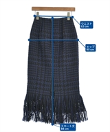 BLAMINK（ブラミンク）ロング・マキシ丈スカート 青 サイズ:36(S位) レディース/2200623106044