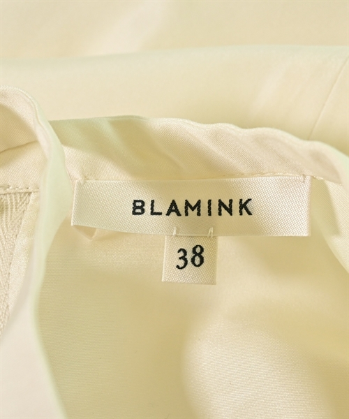BLAMINK ブラウス 36クリーム BLAMINK ブラミンク 24SS コットンシルク シアーブラウス36 ホワイト