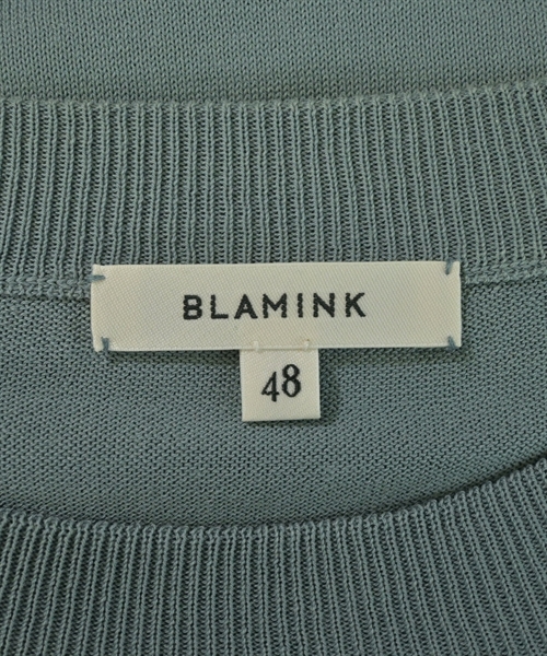 BLAMINK（ブラミンク）ニット・セーター 青 サイズ:48(L位) メンズ/2200606707077