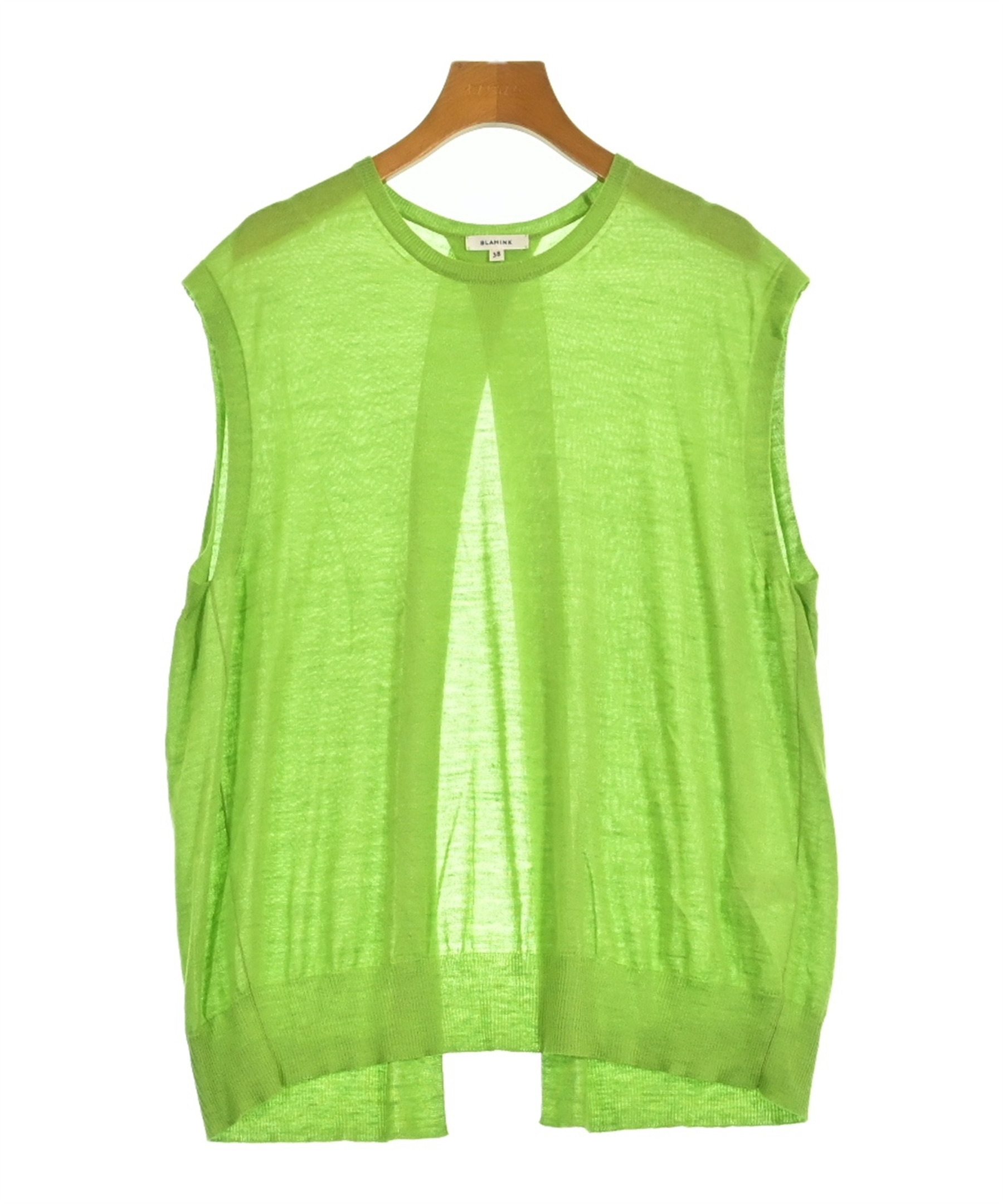 BLAMINK（ブラミンク）ベスト 緑 サイズ:38(M位) レディース