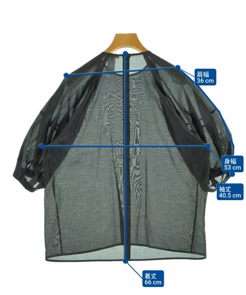 BLAMINK（ブラミンク）ブラウス 黒 サイズ:36(S位) レディース/2200615796017