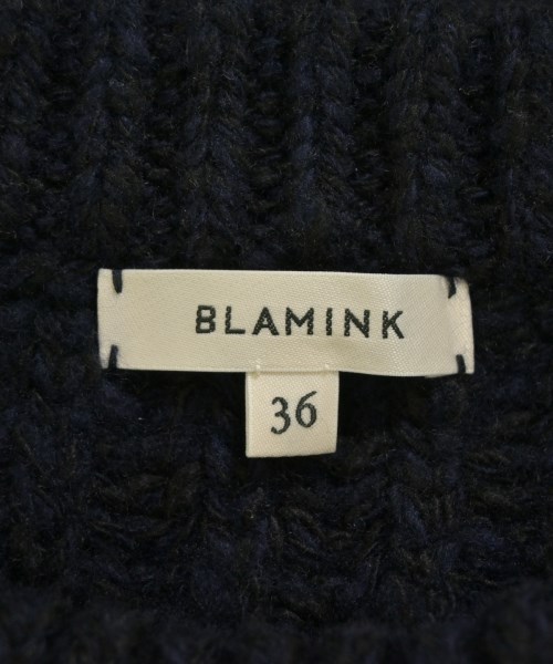 BLAMINK（ブラミンク）ニット・セーター 紺 サイズ:36(S位) レディース/2200670303090