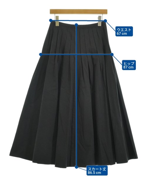 BLAMINK（ブラミンク）ロング・マキシ丈スカート 黒 サイズ:36(S位) レディース/2200670303281