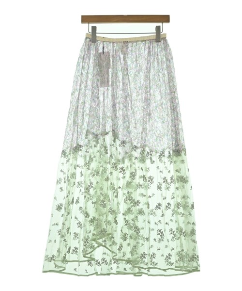 BLAMINK(ブラミンク)ひざ丈スカート 緑 サイズ:38(M位)/2200675507288