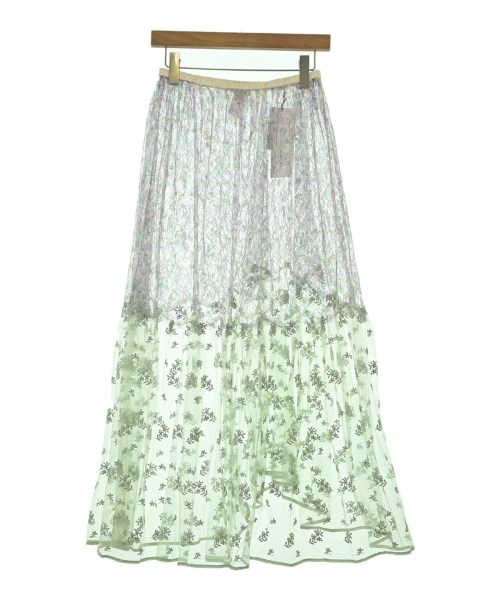 BLAMINK（ブラミンク）ひざ丈スカート 緑 サイズ:38(M位) レディース/2200675507288
