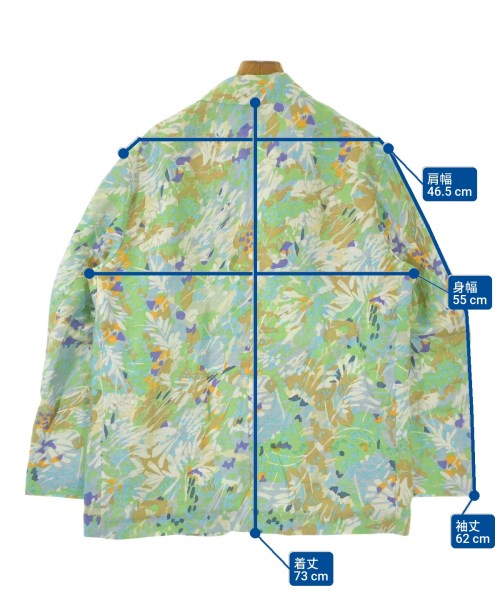 BLAMINK（ブラミンク）カジュアルジャケット 緑 サイズ:2(M位) レディース/2200676839050