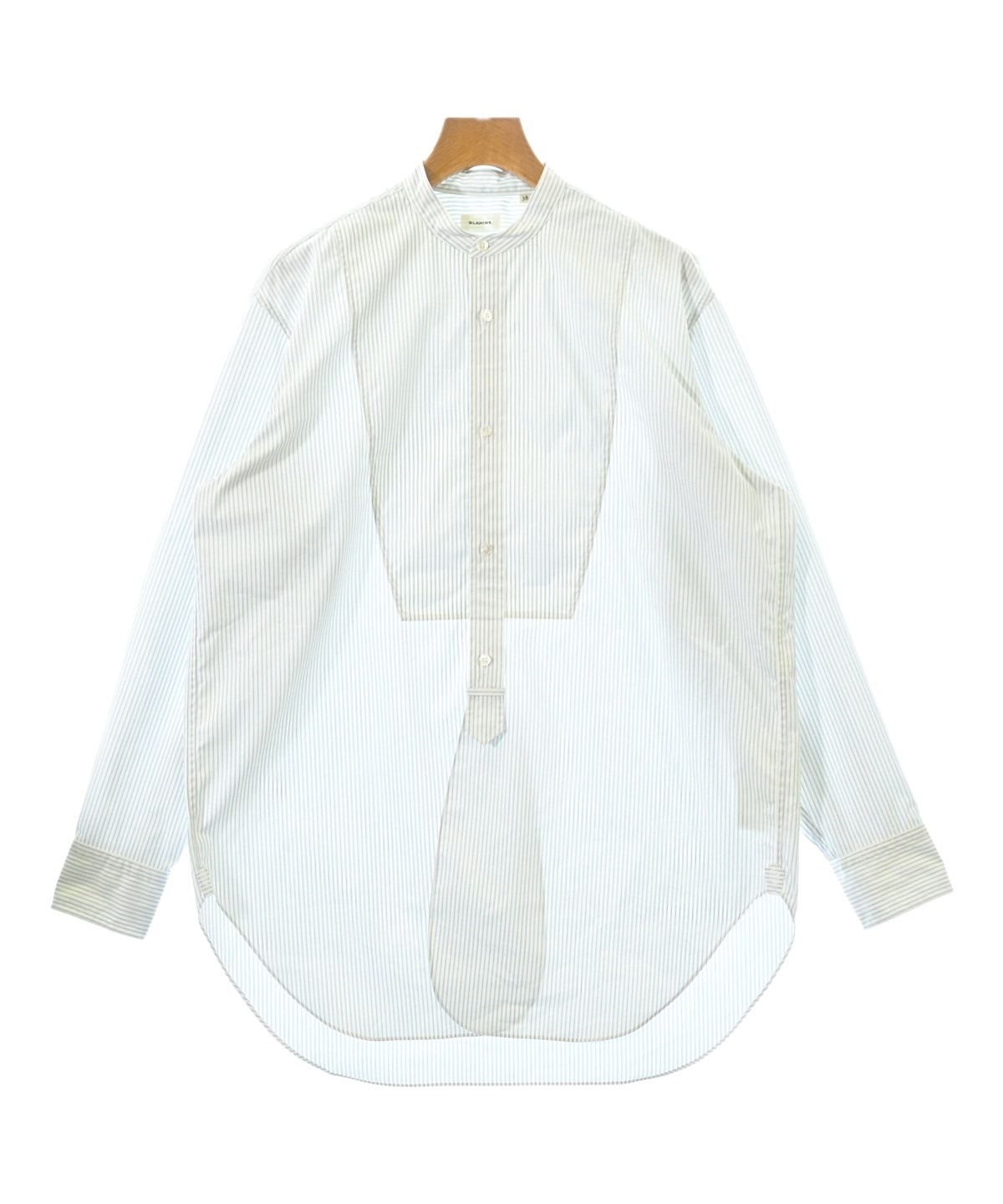 ブラミンク　BLAMINK　オーバーシルエット　シャツ　34　93500円 BLAMINK(ブラミンク)｜レギュラーカラーシャツ/ホワイト の通販