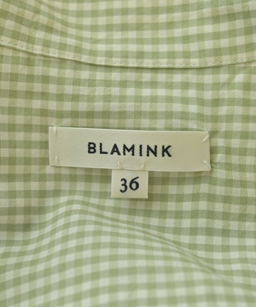 BLAMINK（ブラミンク）カジュアルシャツ 緑 サイズ:36(S位) レディース/2200697531087