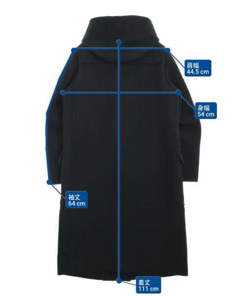 BLAMINK（ブラミンク）ダッフルコート 紺 サイズ:46(XXL位) レディース/2200650958012