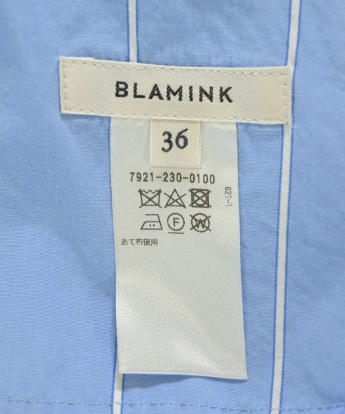 BLAMINK（ブラミンク）カジュアルシャツ 青 サイズ:36(S位) レディース/2200711046047