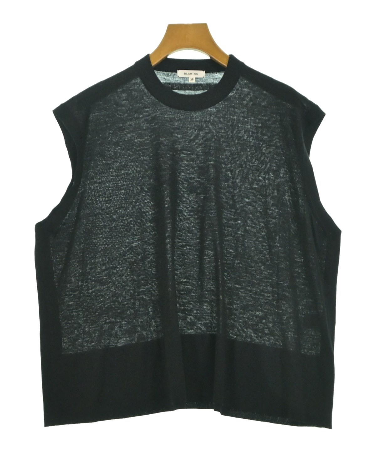 BLAMINK（ブラミンク）ベスト 黒 サイズ:38(M位) レディース