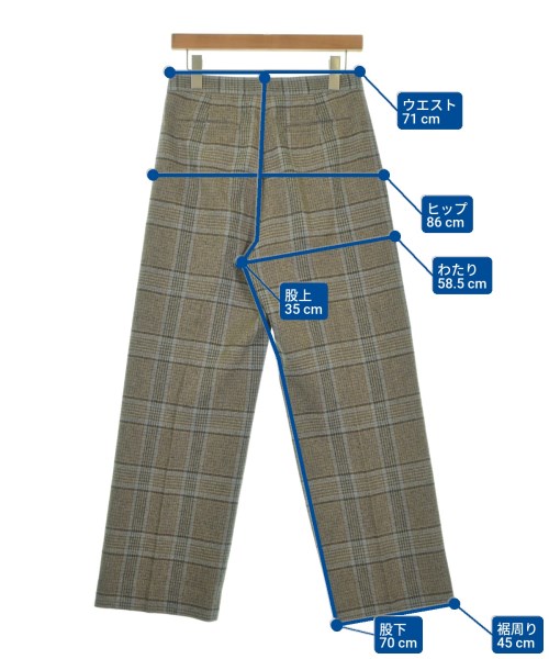 BLAMINK（ブラミンク）スラックス 茶 サイズ:36(S位) レディース/2200650749016