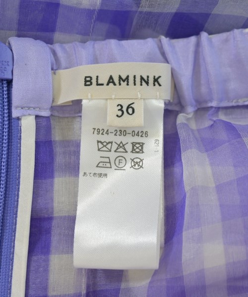 BLAMINK（ブラミンク）ひざ丈スカート 紫 サイズ:36(S位) レディース/2200708289020