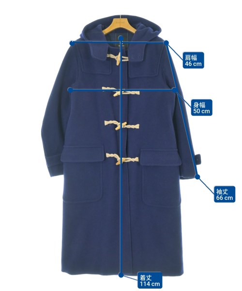 BLAMINK（ブラミンク）ダッフルコート 紺 サイズ:48(XXL位) レディース/2200670282029