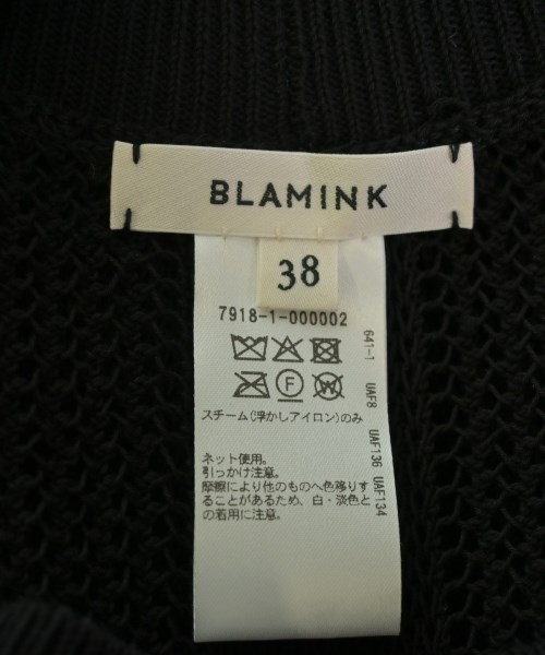 BLAMINK（ブラミンク）ベスト/ノースリーブ 黒 サイズ:38(M位) レディース/2200721220901