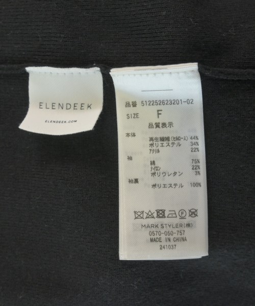 ELENDEEK（エレンディーク）ニット・セーター 黒 サイズ:F レディース/2200629432031