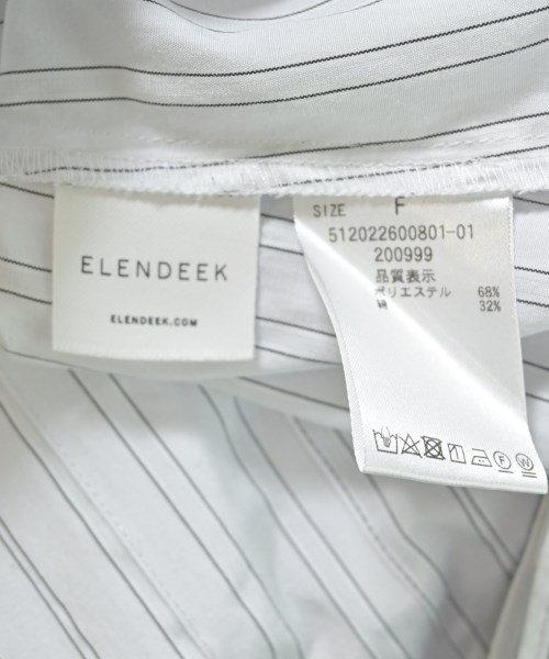 ELENDEEK（エレンディーク）カジュアルシャツ 白 サイズ:F/F レディース/2200639216058