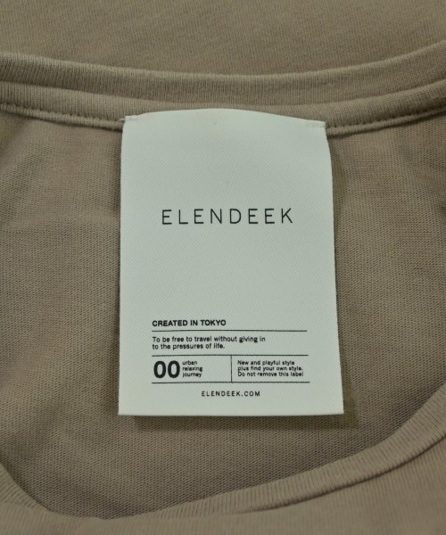 ELENDEEK（エレンディーク）Tシャツ・カットソー 茶 サイズ:F レディース/2200627869082