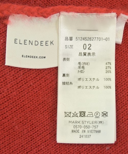 ELENDEEK（エレンディーク）その他 赤 サイズ:2(M位) レディース/2200616896013