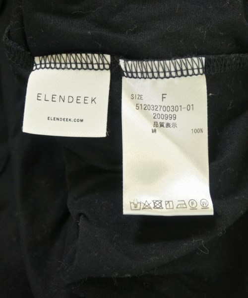 ELENDEEK（エレンディーク）ノースリーブ 黒 サイズ:F レディース/2200605013063
