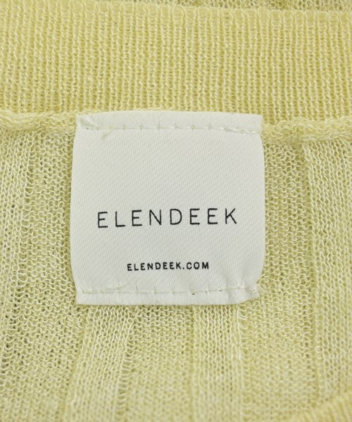 ELENDEEK（エレンディーク）ニット・セーター 黄 サイズ:F レディース/2200672150036