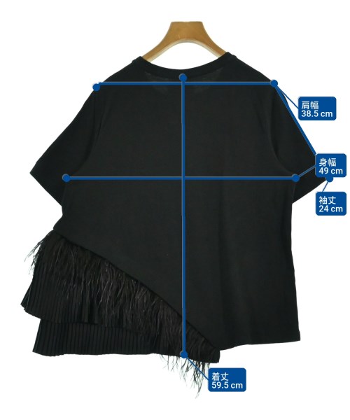 ELENDEEK（エレンディーク）Tシャツ・カットソー 黒 サイズ:F レディース/2200676049046