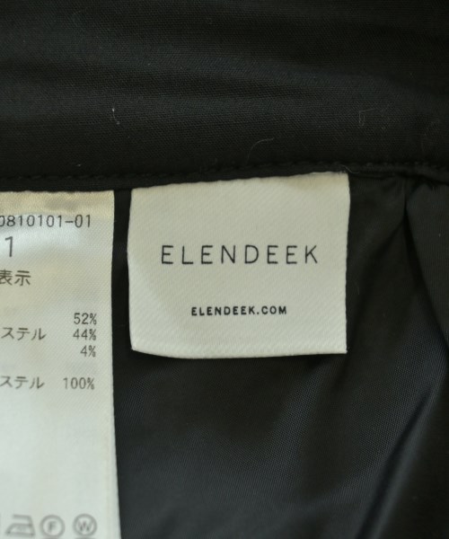 ELENDEEK（エレンディーク）ロング・マキシ丈スカート 黒 サイズ:01(S位) レディース/2200671371036