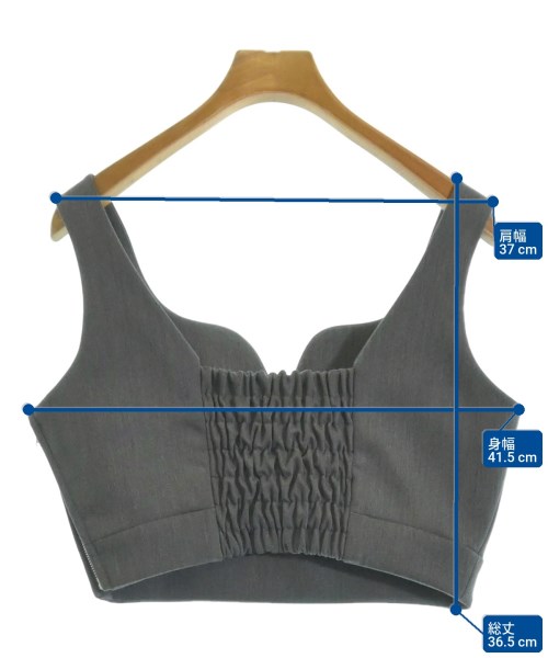 ELENDEEK（エレンディーク）ベスト グレー サイズ:F レディース/2200676112153