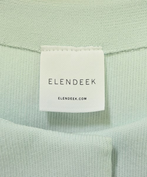 ELENDEEK（エレンディーク）ノーカラージャケット 青 サイズ:F レディース/2200686048015