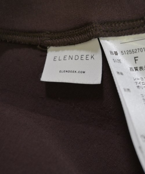 ELENDEEK（エレンディーク）スウェット 茶 サイズ:F レディース/2200695182021