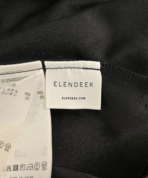 ELENDEEK（エレンディーク）ワンピース 黒 サイズ:1(S位) レディース/2200699745017