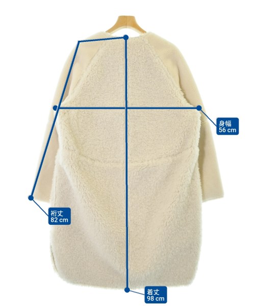 ELENDEEK（エレンディーク）ムートンコート 白 サイズ:1(S位) レディース/2200650372023