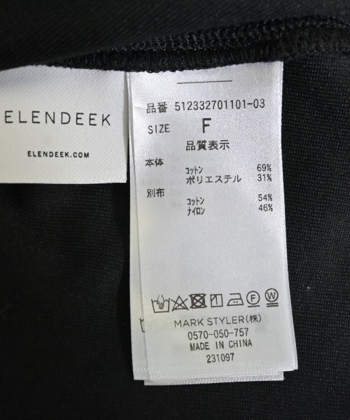 ELENDEEK（エレンディーク）ブラウス 黒 サイズ:F レディース/2200650372030