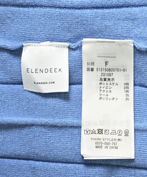 ELENDEEK（エレンディーク）ロング・マキシ丈スカート 青 サイズ:F レディース/2200652542042