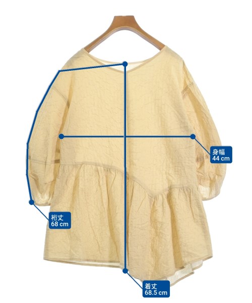 ELENDEEK（エレンディーク）ブラウス ベージュ サイズ:F レディース/2200653811253