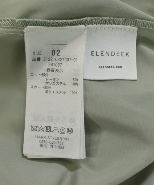 ELENDEEK（エレンディーク）ワンピース ベージュ サイズ:2(M位) レディース/2200657940027