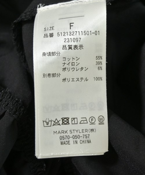 ELENDEEK（エレンディーク）Tシャツ・カットソー 黒 サイズ:F レディース/2200708611111