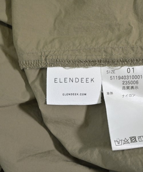ELENDEEK（エレンディーク）ワンピース カーキ サイズ:01(S位) レディース/2200639506180