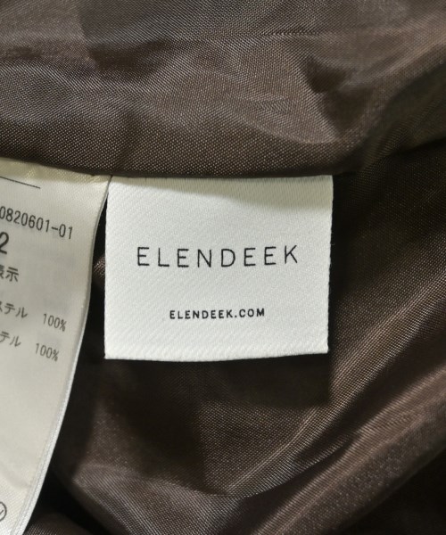 ELENDEEK（エレンディーク）ロング・マキシ丈スカート 茶 サイズ:2(M位) レディース/2200632683055