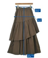 ELENDEEK（エレンディーク）ロング・マキシ丈スカート 茶 サイズ:2(M位) レディース/2200632683055