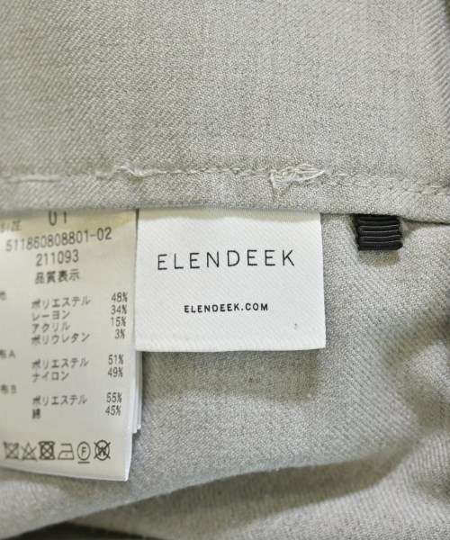 ELENDEEK（エレンディーク）ロング・マキシ丈スカート グレー サイズ:1(S位) レディース/2200703863027