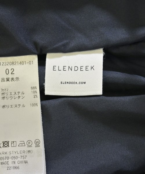 ELENDEEK（エレンディーク）ロング・マキシ丈スカート 紺 サイズ:02(M位) レディース/2200701966058