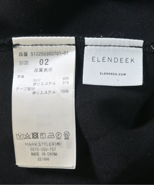 ELENDEEK（エレンディーク）ワンピース 黒 サイズ:2(M位) レディース/2200705624015