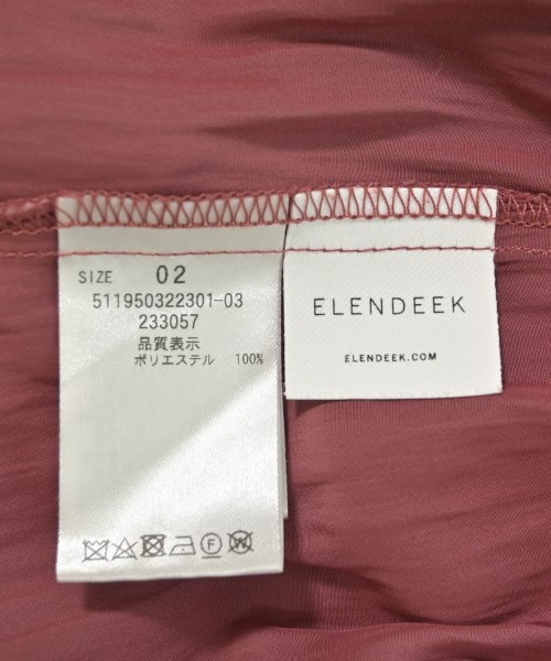 ELENDEEK（エレンディーク）ワンピース 赤 サイズ:2(M位) レディース/2200704625242