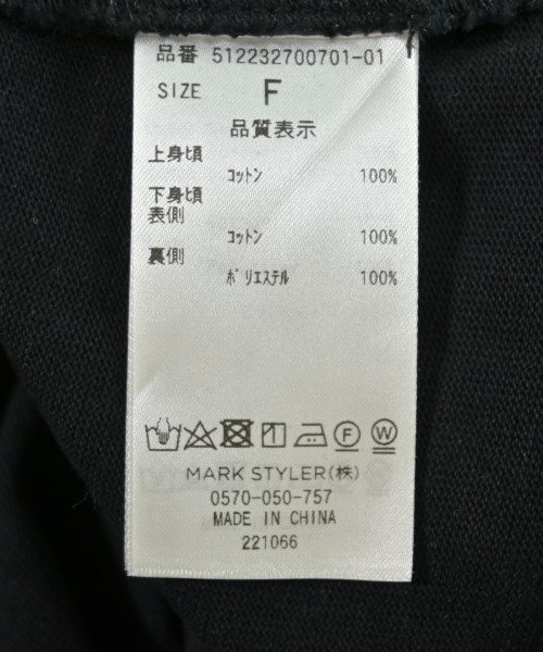 ELENDEEK（エレンディーク）Tシャツ・カットソー 黒 サイズ:F レディース/2200705628020