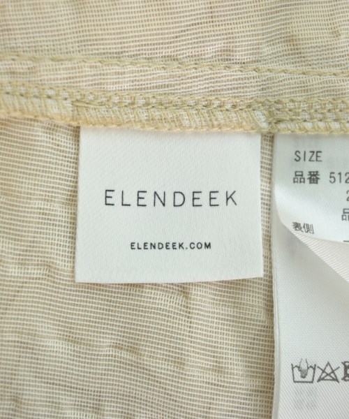 ELENDEEK（エレンディーク）ブラウス ベージュ サイズ:F レディース/2200708011034