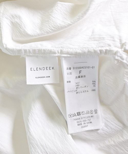 ELENDEEK（エレンディーク）ブラウス 白 サイズ:F レディース/2200703319319